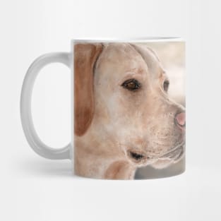 Painting of a Gorgeous Golden Retriever Mug